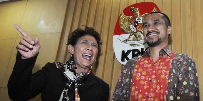 Pantun ala Menteri Susi soal kisruh KPK vs Polri