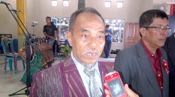 Ketua pelaksana ultah ke 25 Simatupang Boru Bere, KR Sianturi