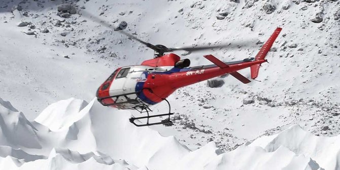 Helikopter cari WNI mulai sisir Nepal