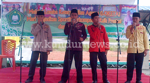 Salah satu jenis lomba yang dipertandingan dalam lomba LOKETA