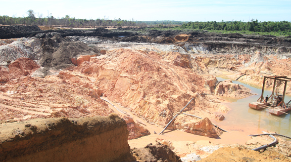 Penambangan Pasir Marak di Kundur. Dinas Pertambangan Karimun Tutup Mata