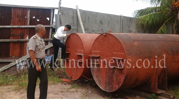 Perusahaan Pengelola Perkebunan Pisang, disegel Aparat Polsek Kundur