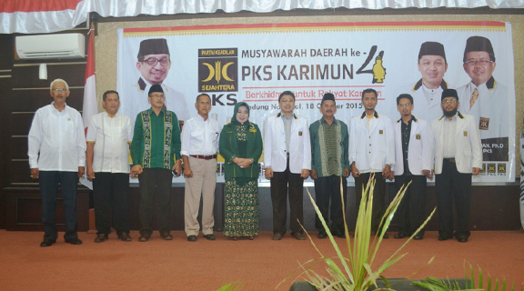 Partai Keadilan Sejahtera (PKS) resmi mengumumkan susunan kepengurusan baru, 2015-2020