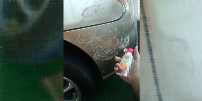 Cara unik hilangkan baret mobil dengan lotion anti nyamuk!