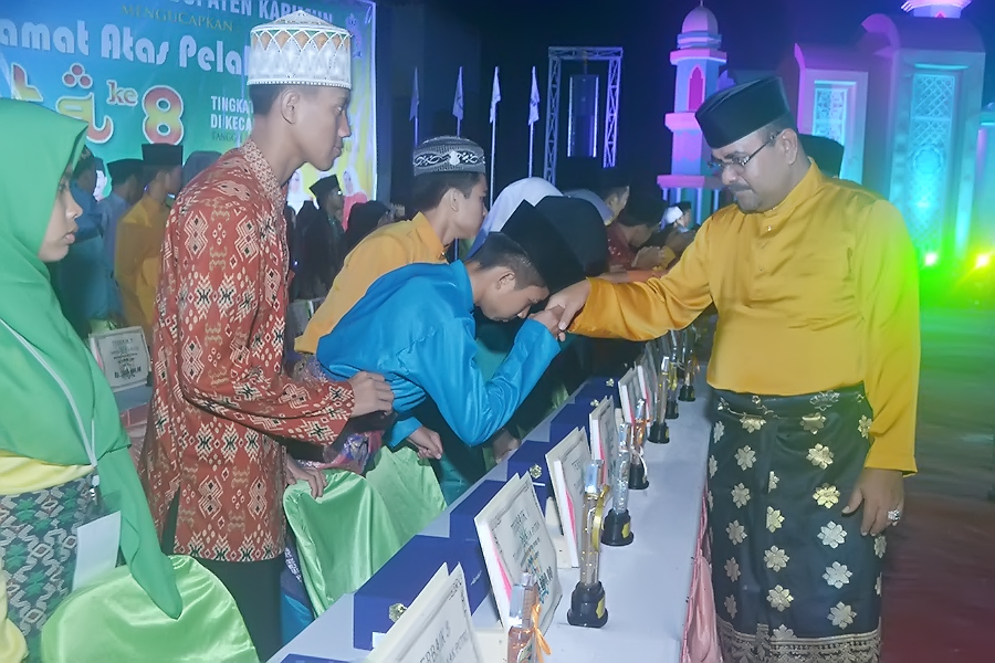 Kundur Utara Peraih Juara Umum MTQ Kabupaten Karimun ke VIII