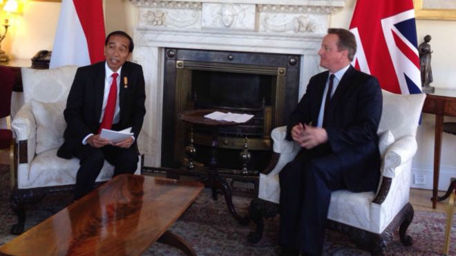 Jokowi dan PM Cameron saksikan penandatanganan MOU di London