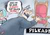 Ilustrasi Karikatur Pilkades