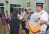 Bupati dan wakil Bupati Karimun pada pringatan Nuzul Quran 1437 H di misjid Jami' Nurul Hidayah Kundur