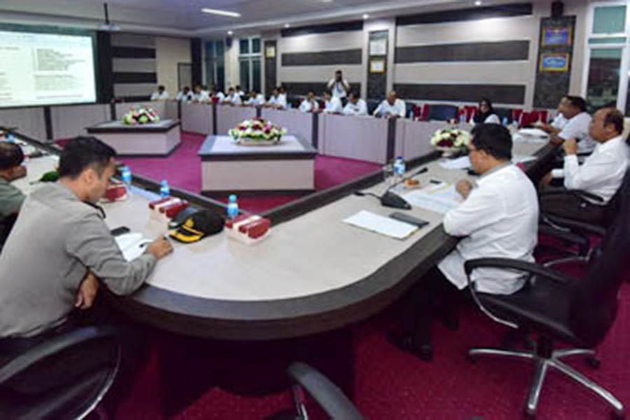 Rapat persiapan 17 Agustus 2016 di kantor Bupati Karimun