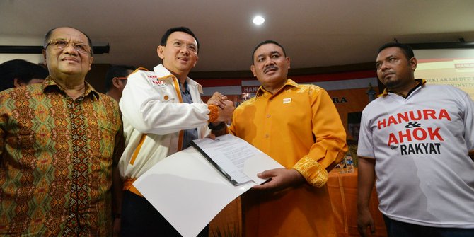 Hanura sebut 2 partai koalisi kekeluargaan akan berbalik dukung Ahok Hanura sebut 2 partai koalisi kekeluargaan akan berbalik dukung Ahok