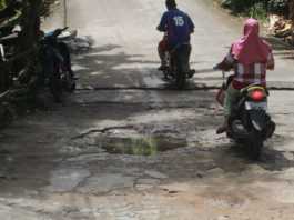 Jalan air Padang, Kepulauan Anambas, Kepri, Rusak Parah- Kundur News