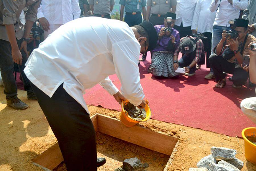 Pembangunan Islamic Centre Tanjungbatu dimulai. Bupati Karimun: “Mohon Do’a Restu”