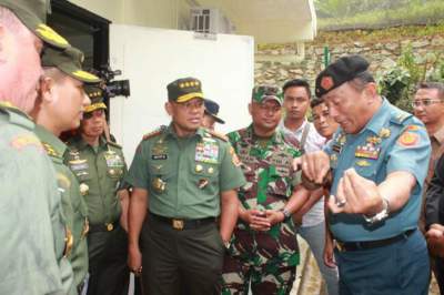 Panglima TNI Jenderal Gatot Nurmantyo Saat Sidak di Anambas Kepri 2