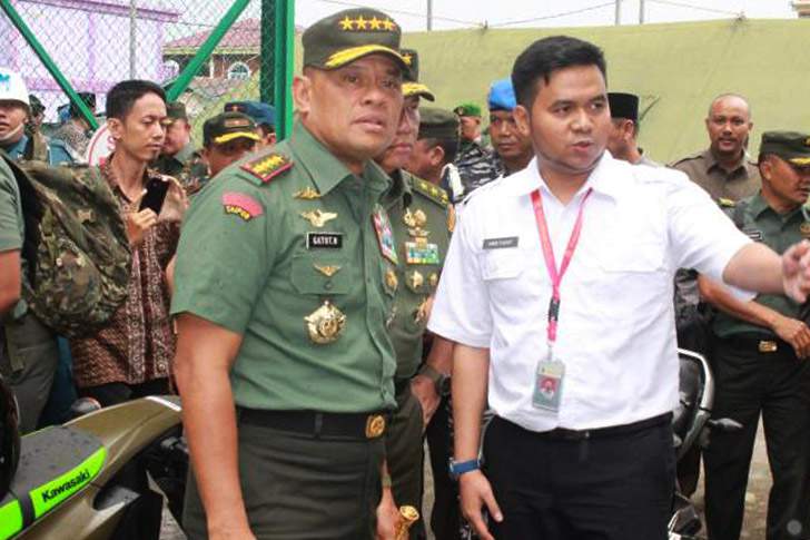 Panglima TNI Jenderal Gatot Nurmantyo Saat Sidak di Anambas Kepri-3