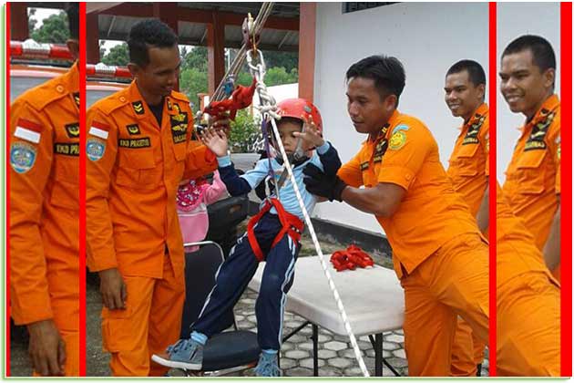 Siswa siswi TKIT Insan Mulia Karimun Kunjungi Kantor Basarnas