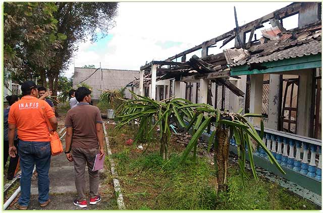 Hotel Taman Gembira (HTG) Tg Batu, Terbakar