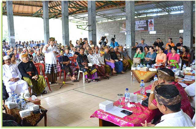 Simakrama (Open House) di Desa Pedawa, Kecamatan Banjar, Buleleng Sabtu (29/7)