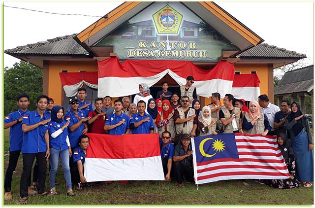 Pertukaran Budaya dan Bakti Sosial. Kolaborasi antar Indonesia Malaysia