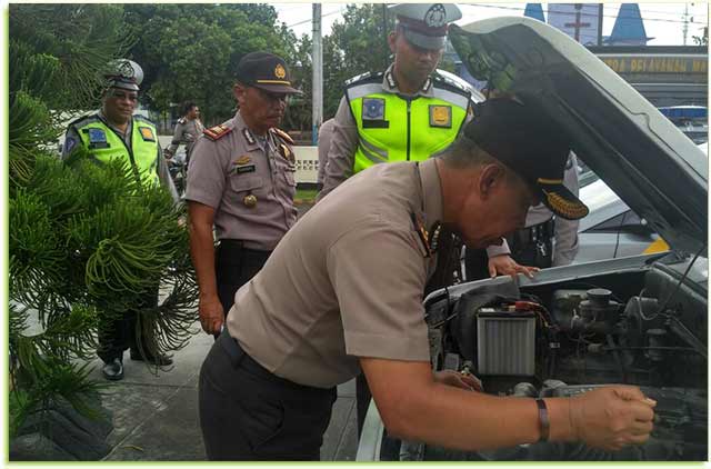 Kapolsek Apel Ranmor Disnas Untuk Mendukung Oprasional Polsek Kundur