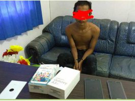 Hairuddin bin Nurdin Retim (18) seorang residivis pencuri barang elektronik di Kundur