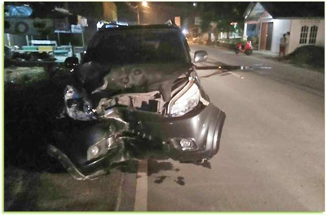 Tabrak Mobil di Parit Benut, Sudirman Tewas Ditempat