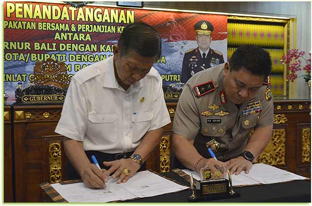 Gubernur Pastika Dukung Program Pembinaan dan Pelatihan Calon Anggota Polri Bagi Putra-Putri Bali