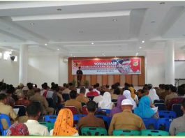 Satgas Saber Pungli Sosialisasikan Perpres Terkait Pungli, di Balai Srigading Tanjungbatu