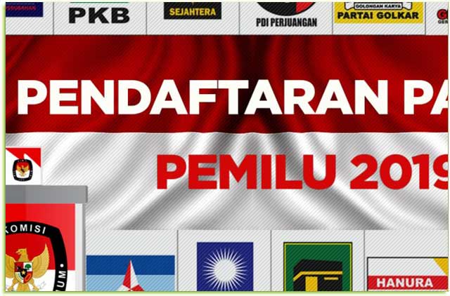 Jelang-Persiapan-Pemilu-2019,-Empat-Partai-Tak-Lengkapi-Berkas