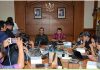 Dewa Indra saat melakukan jumpa pers dengan para awak media di ruang Media Centre Kantor Gubernur Bali, Jumat (24/11).
