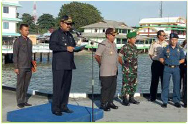 Polres Karimun Gelar Apel Antisipasi Musim Angin Utara