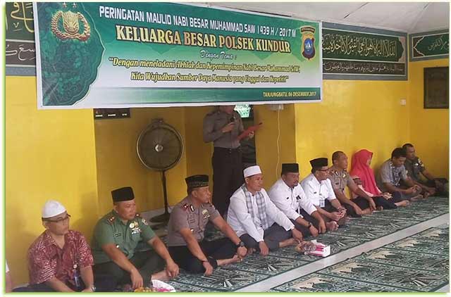 Polsek-Kundur-Gelar-Peringatan-Maulid-Nabi-Muhammad-SAW-1439-H