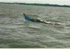 Dihantam-gelombang,-Kapal-Karam-di-Perairan-Durai,-Karimun