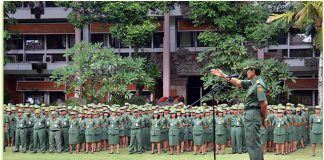 Apel Disiplin ASN Pemprov Bali di Lapangan Kantor Gubernur Bali-Renon, Senin (8/1).