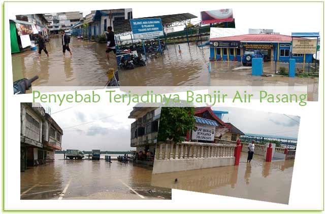 Banjir Rob Disejumlah Pelabuhan Tanjungbatu, Akibat Air Laut Pasang