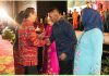 Pisah sambut Pangdam IX/Udayana yang di laksanakan d Bali Nusa Dua Convention Center (BNDCC), Nusa Dua, Selasa (16/1).