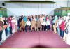 Bupati Abdul Haris usai acara penyerahan Kartu KKS di gedug BPMS Tarempa, Senin (26/2).