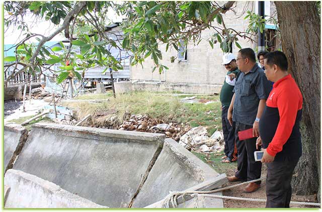 Bupati Tinjau Proyek di Moro Bupati Tinjau Proyek di Moro