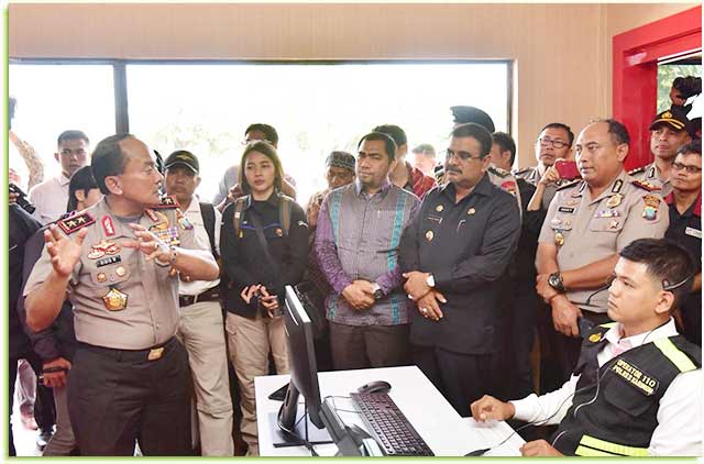 Gedung baru Satresnarkoba Polres Karimun diresmikan Kapolda Kepri, Irjen Pol Drs Didid Widjanardi.