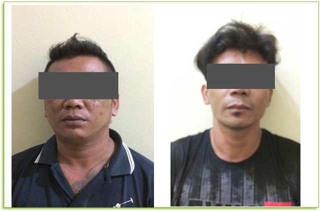 Polisi-Tangkap-Dua-Pelaku-Narkotika-di-Jalan-Pertambangan-Karimun Kedua tersangka yang berinisial HR dan TN yang diduga pengguna sekaligus pemakai narkoba jenis shabu.