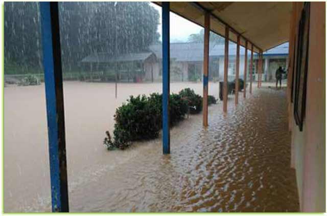 Sekolah SDN 003 Butuh Pembangunan Drainase, Antisipasi Banjir Susulan