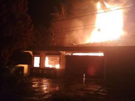 Kebakaran 3 unit ruko di Tanjungbatu