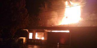 Kebakaran 3 unit ruko di Tanjungbatu