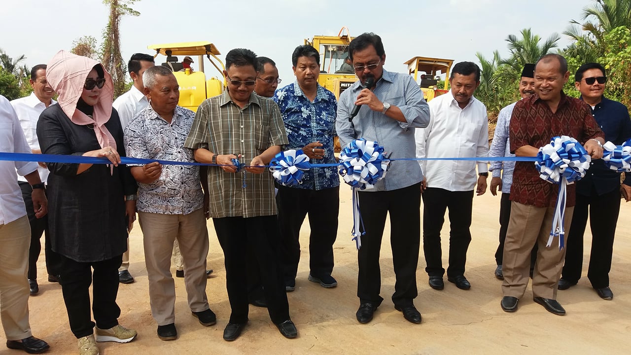 Pembangunan Jalan di Parit Rampak Senilai Rp48 M Diresmikan Gubernur Kepri