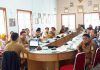 Rapat penetapan harga sembako di wilayah Kabupaten Kepulauan Anmabas, (12/03).