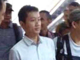 Christopher Koruptor Jalan Lingkar Kundur Saat Dibawa Dari Lampung ke Kejati Kepri