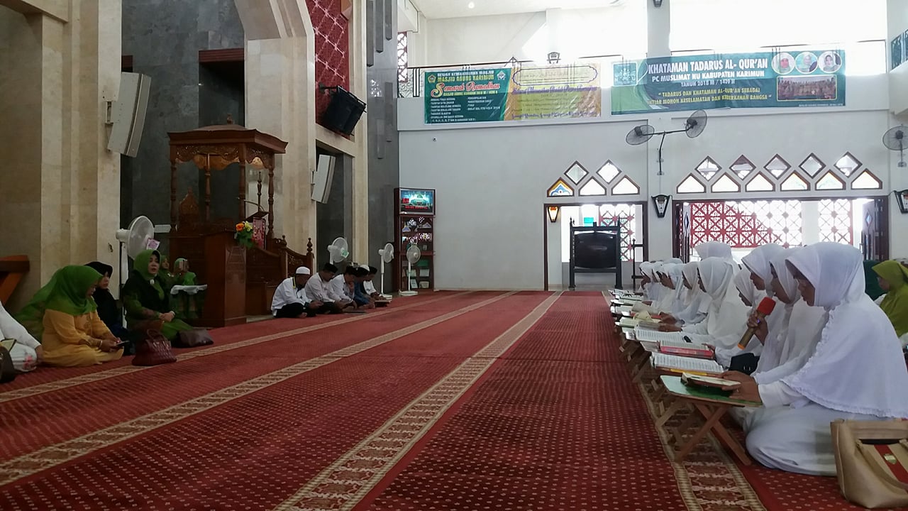 Muslimat NU Kabupaten Karimun Gelar Khataman Tadarus Al-Qur’an