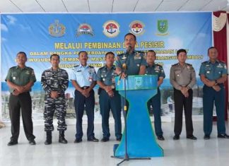 Kepala Dinas Pembinaan Potensi Maritim (Kadispotmar) Brigjen TNI (Mar) Bambang Sutrisno, M.Tr.(Han)