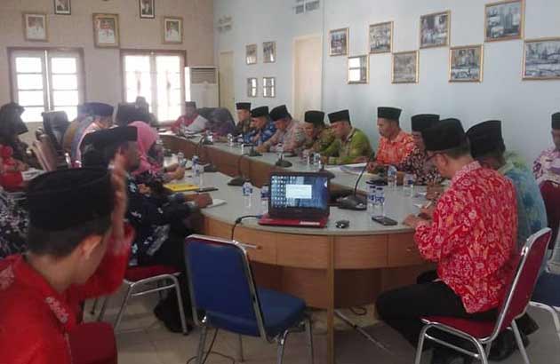 Rapat persiapan pelaksanaan perayaan HUT Kabupaten Kepulauan Anambas ke X