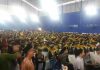 Sebanyak 770 santriwan-santriwati Taman Pendidikan Al-Qur'an (TPQ) diwisuda Bupati Karimun, H Aunur Rafiq di gedung olahraga Forza Tanjungbatu, Sabtu (14/7/18).