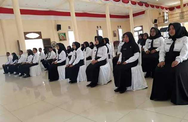 Diklat Prajabatan CPNS Kab Natuna, digedung Sri Serindit, Senin (09/07/18)